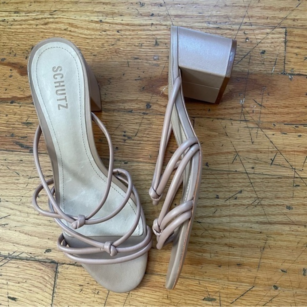 Schutz Strappy Sandals Size 9.5